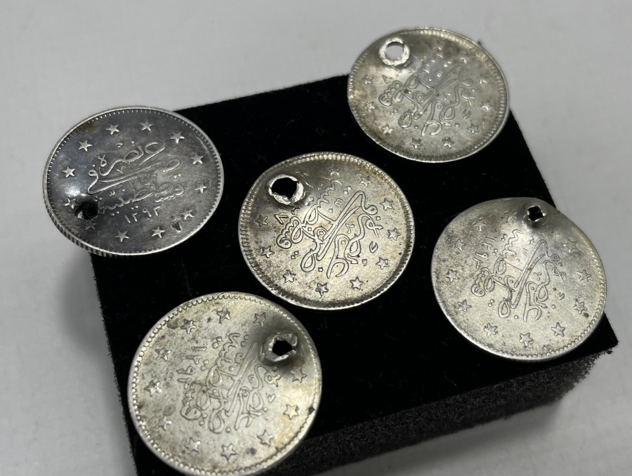 ABDÜLHAMİD HAN VE MEHMED REŞAD HAN DÖNEMİ GÜMÜŞ 2 KURUŞ LOTU