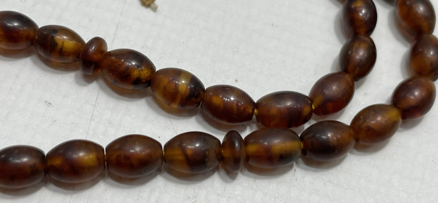 ANTİKA DAMLA KEHRİBARDAN MAMUL TESBİH