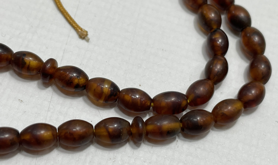 ANTİKA DAMLA KEHRİBARDAN MAMUL TESBİH