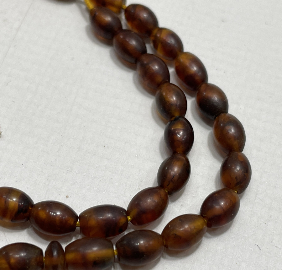 ANTİKA DAMLA KEHRİBARDAN MAMUL TESBİH