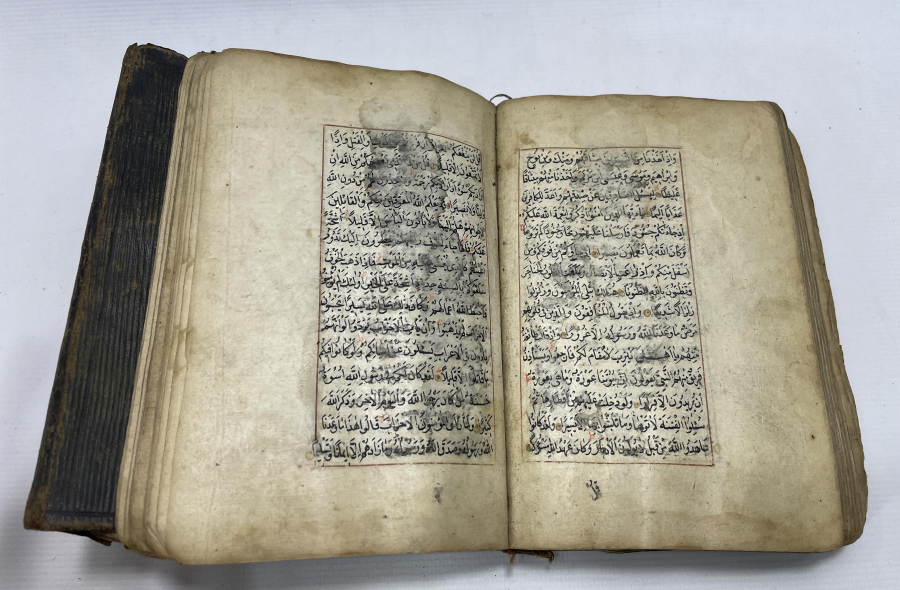 OSMANLI DÖNEMİ BİR ŞEYH TARAFINDAN YAZILMIŞ EL YAZMA TEKKE İŞİ KUR'AN -I KERİM