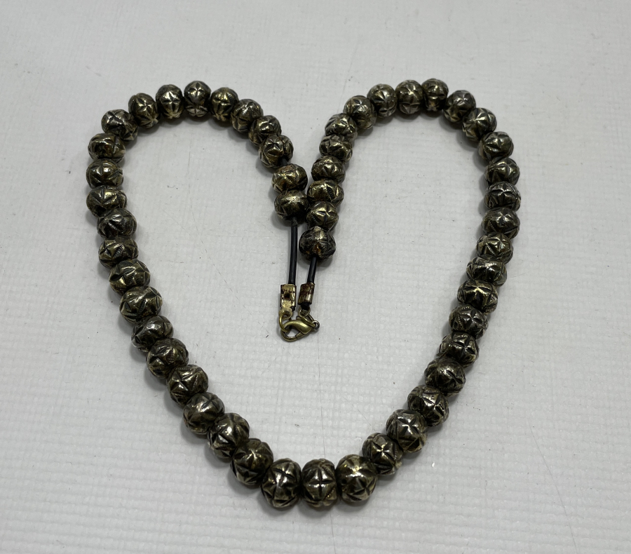 OSMANLI DÖNEMİ ÇOK NADİR RUM İŞİ GÜMÜŞ KOLYE