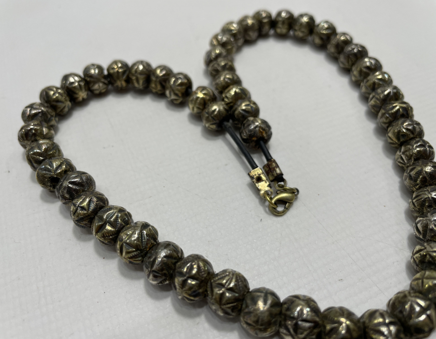 OSMANLI DÖNEMİ ÇOK NADİR RUM İŞİ GÜMÜŞ KOLYE