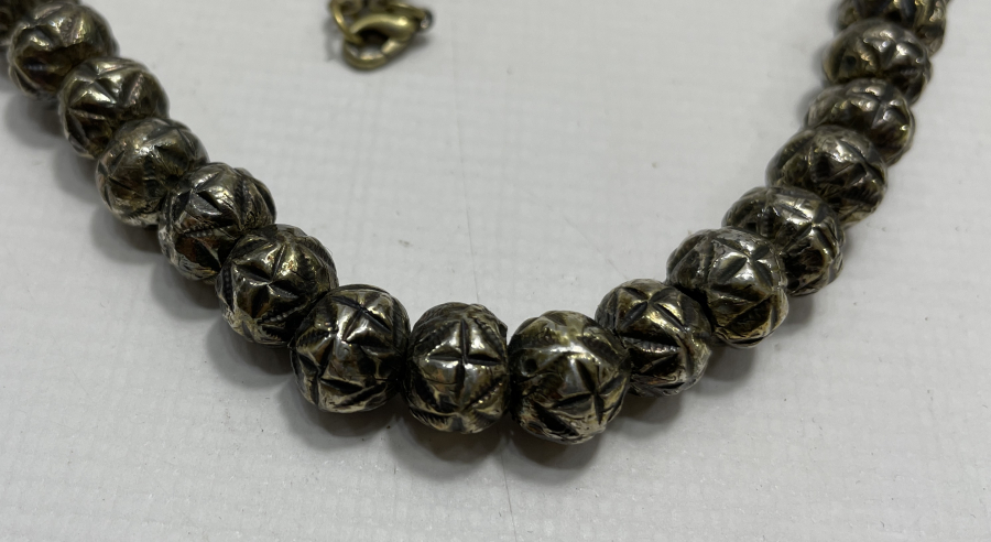 OSMANLI DÖNEMİ ÇOK NADİR RUM İŞİ GÜMÜŞ KOLYE