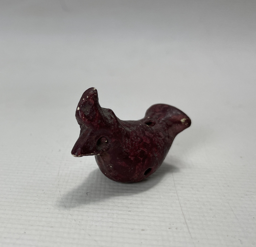 OSMANLI DÖNEMİ KUŞ FİGÜRLÜ TOPRAK DÜDÜK