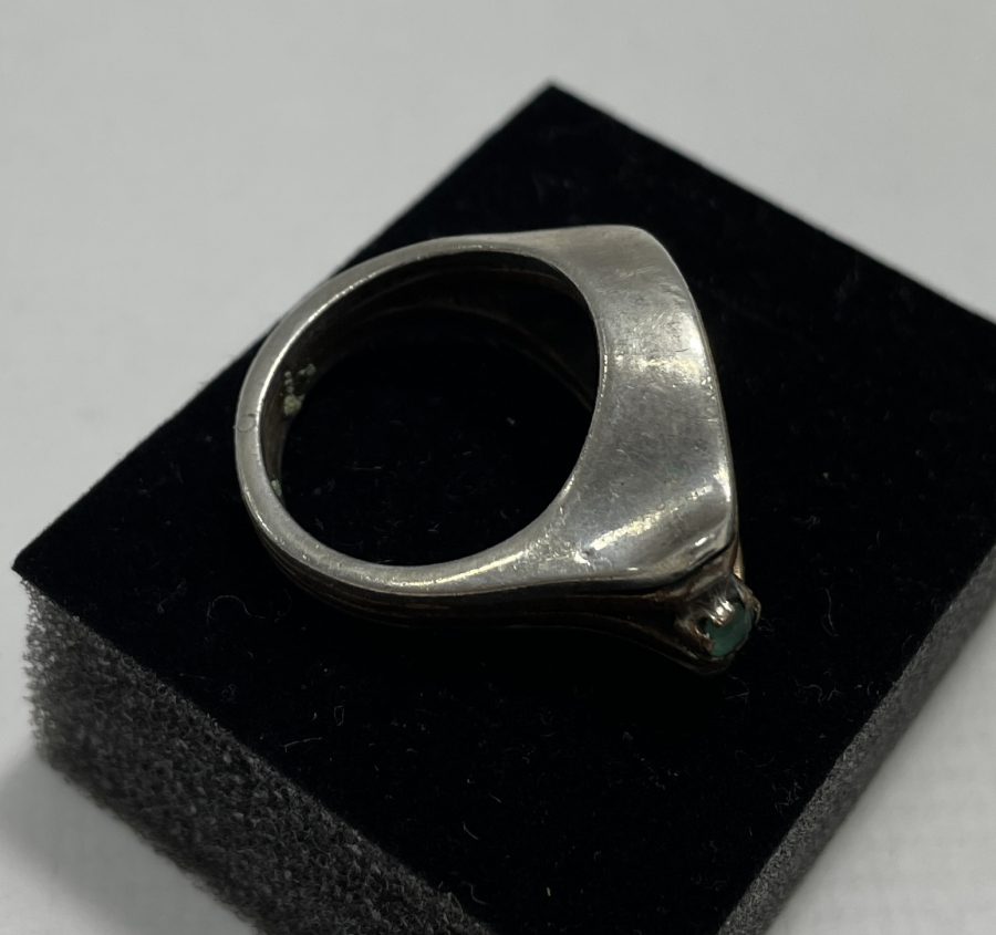 ÖZEL YAPIM LALE FORMUNDA GÜMÜŞ YÜZÜK