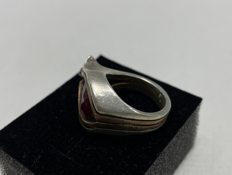 ÖZEL YAPIM LALE FORMUNDA GÜMÜŞ YÜZÜK