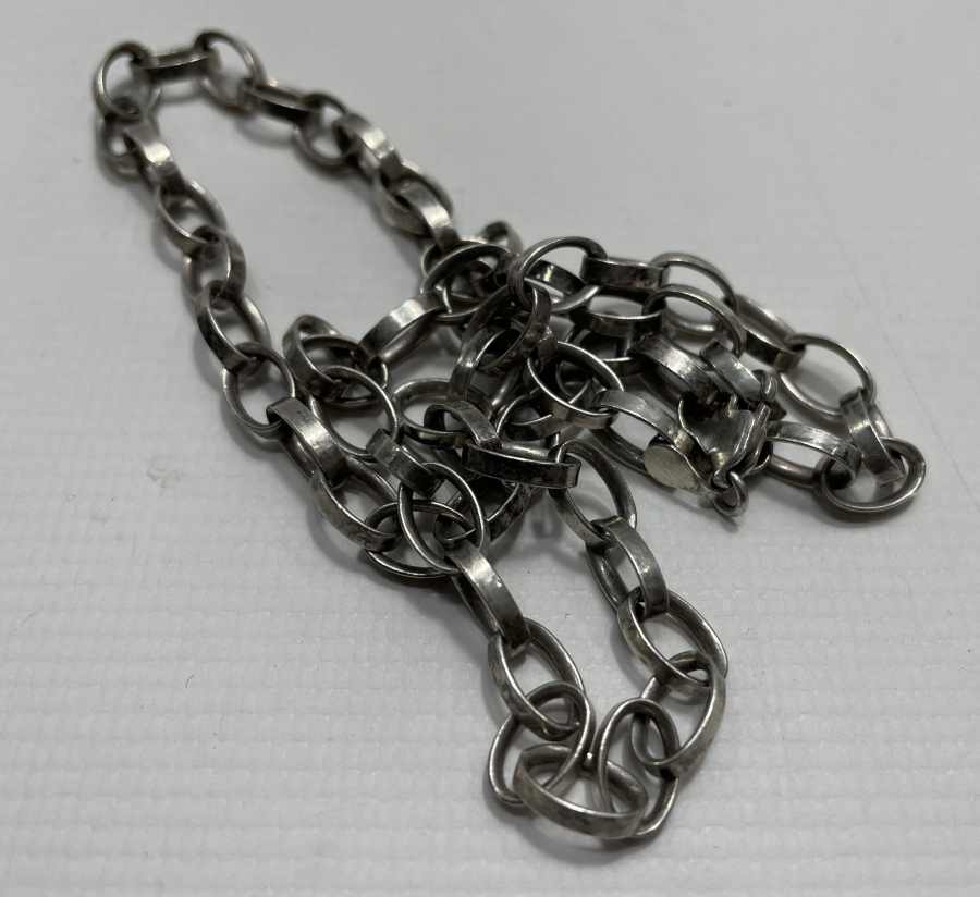 TAMAMI EL YAPIMI GÜMÜŞ KRAL ZİNCİRİ