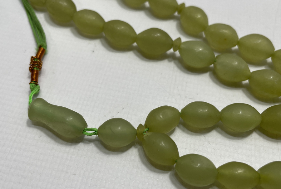 USTA İŞİ ANTİKA ŞAH MAKSUT TAŞINDAN MAMUL TESBİH