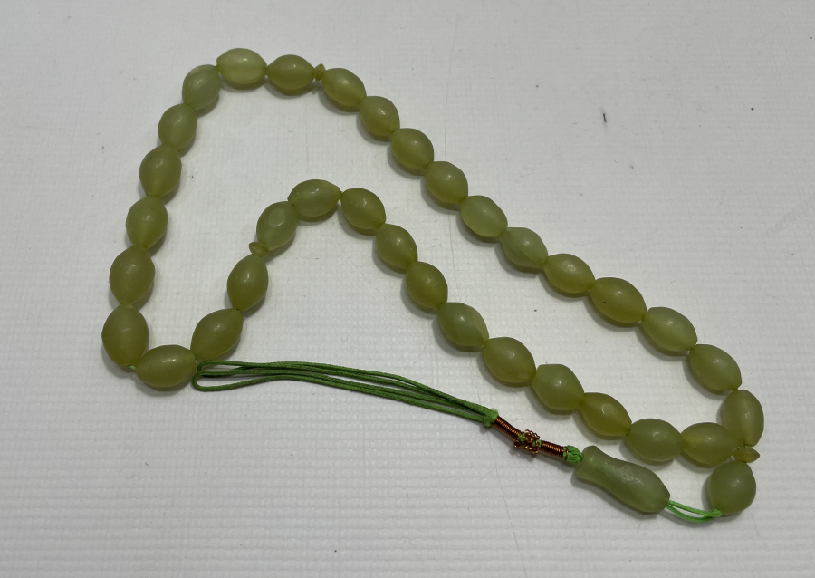 USTA İŞİ ANTİKA ŞAH MAKSUT TAŞINDAN MAMUL TESBİH