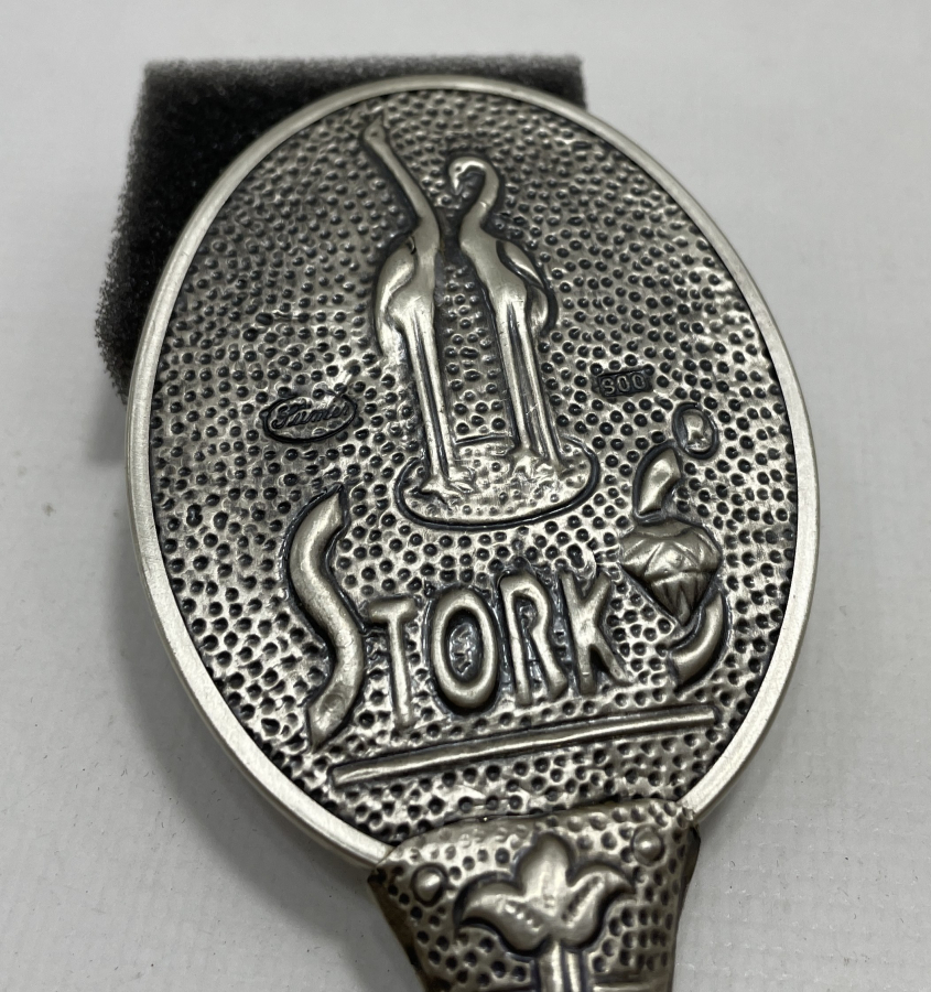 ANTİKA GÜMÜŞ EL AYNASI