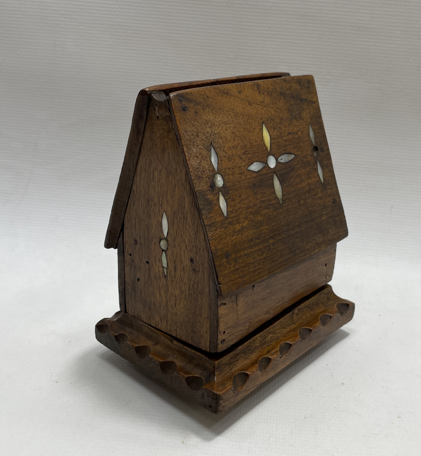 OSMANLI DÖNEMİ AHŞAP ÜZERİ SEDEF ÇAKMA İŞÇİLİKLİ SİGARALIK