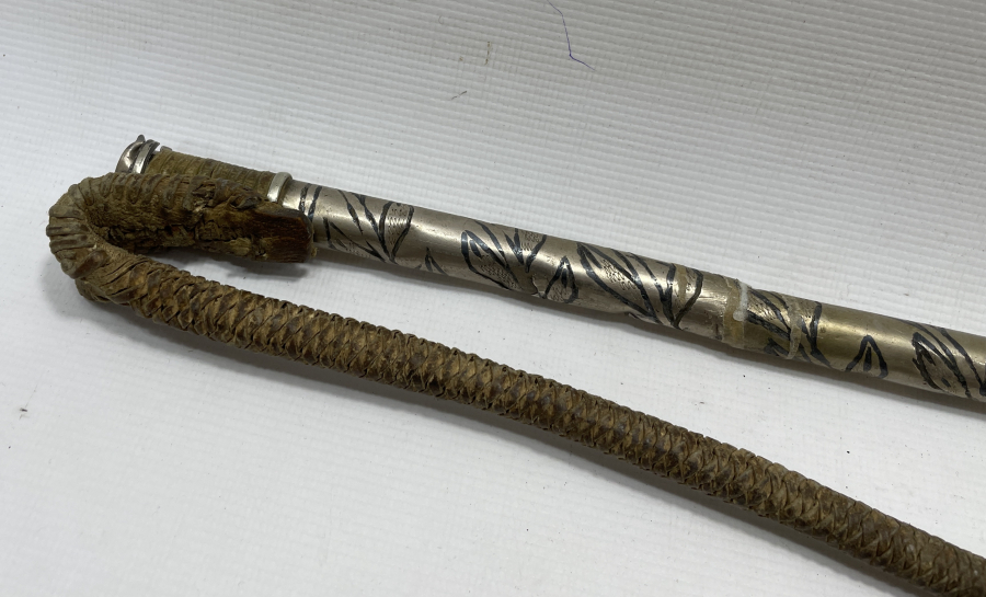 OSMANLI DÖNEMİ SAVATLI ÇERKES KAMÇISI