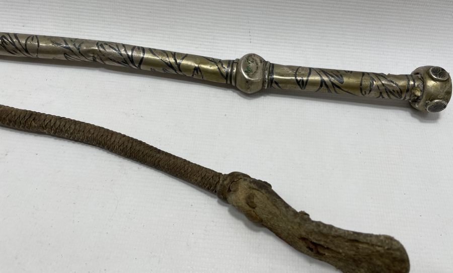 OSMANLI DÖNEMİ SAVATLI ÇERKES KAMÇISI