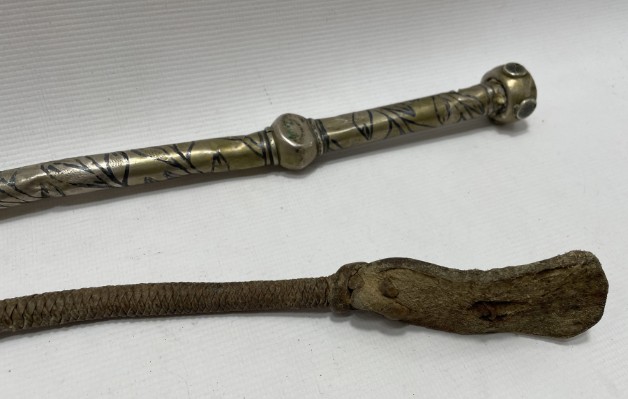 OSMANLI DÖNEMİ SAVATLI ÇERKES KAMÇISI