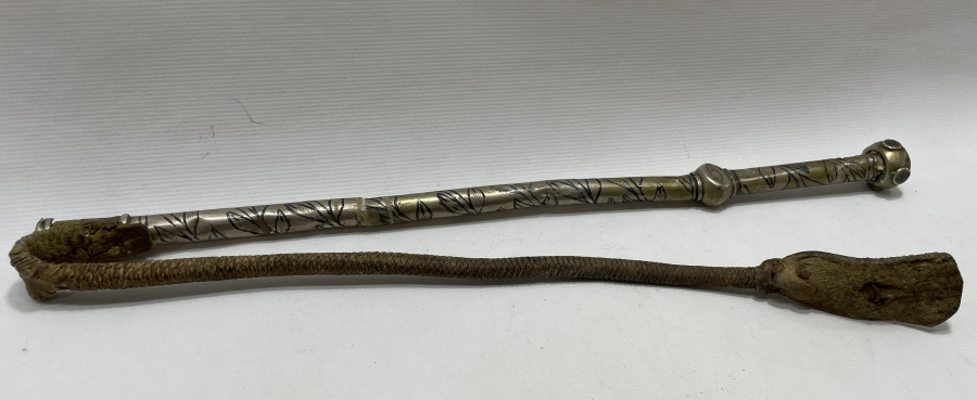 OSMANLI DÖNEMİ SAVATLI ÇERKES KAMÇISI