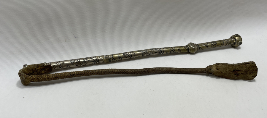 OSMANLI DÖNEMİ SAVATLI ÇERKES KAMÇISI