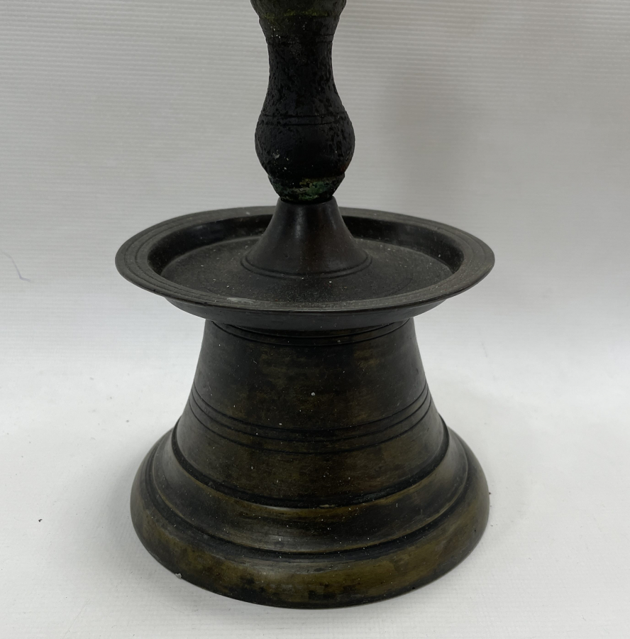 OSMANLI DÖNEMİ TEKKE İŞİ BRONZ HAVAN ŞAMDAN