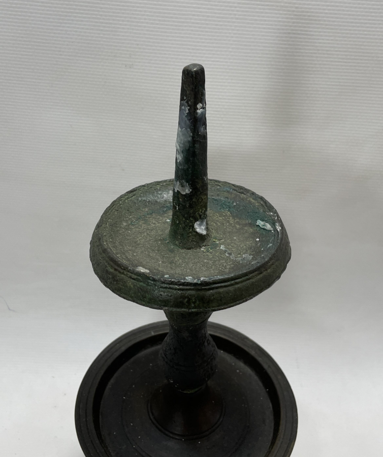 OSMANLI DÖNEMİ TEKKE İŞİ BRONZ HAVAN ŞAMDAN