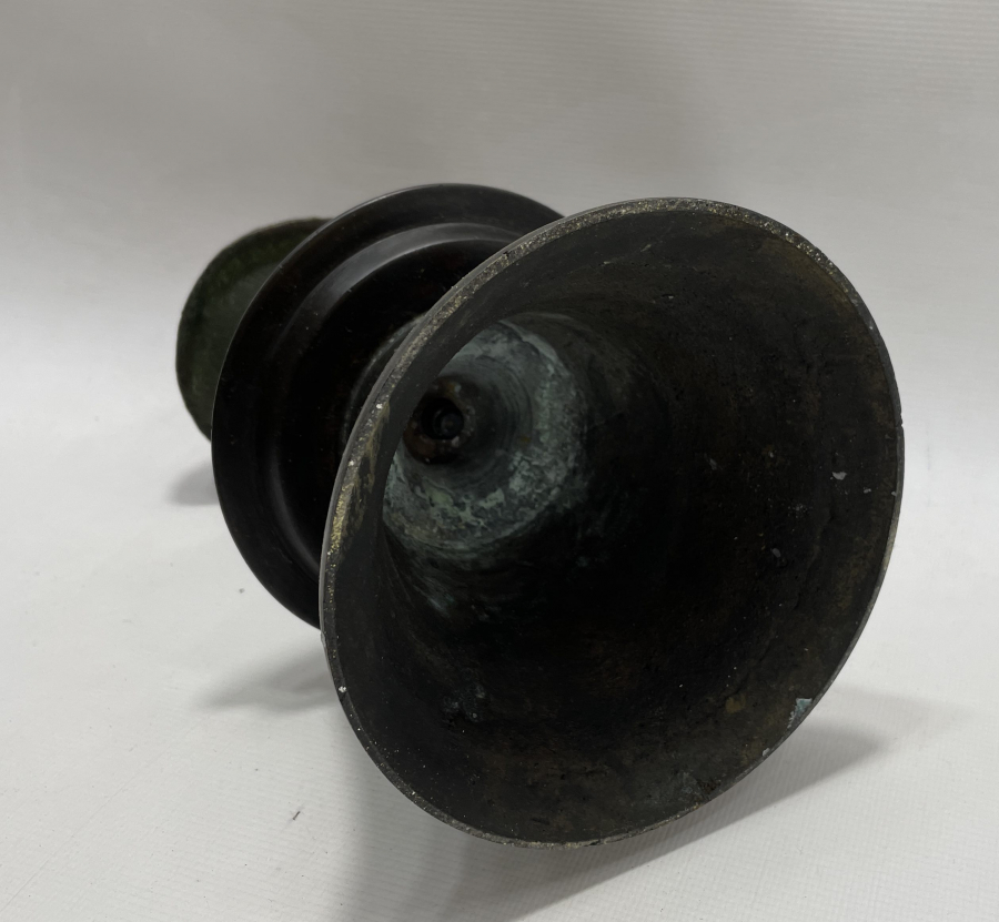 OSMANLI DÖNEMİ TEKKE İŞİ BRONZ HAVAN ŞAMDAN