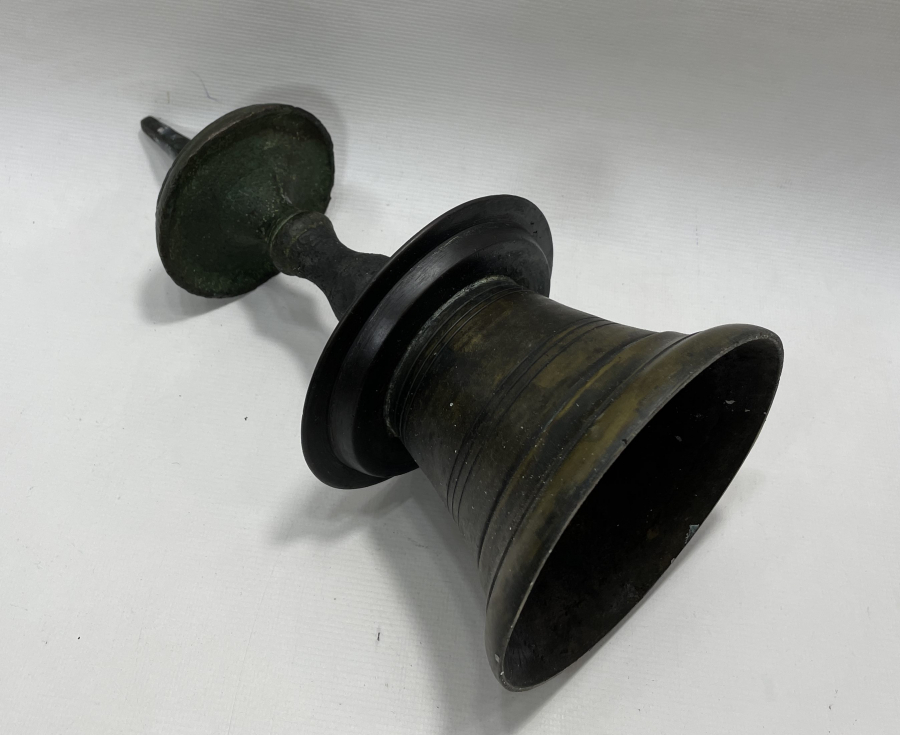 OSMANLI DÖNEMİ TEKKE İŞİ BRONZ HAVAN ŞAMDAN