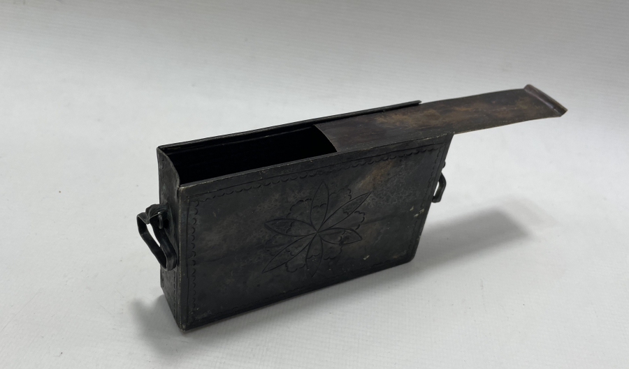 OSMANLI DÖNEMİ ÜZERİ AY YILDIZLI GÜMÜŞ ENAM KABI