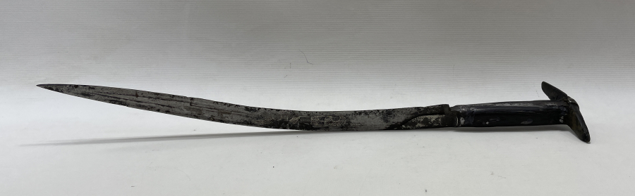 OSMANLI DÖNEMİ ÜZERİ GÜMÜŞ ÇAKMA İŞÇİLİKLİ ÇOK NADİR LEVENT YATAĞANI