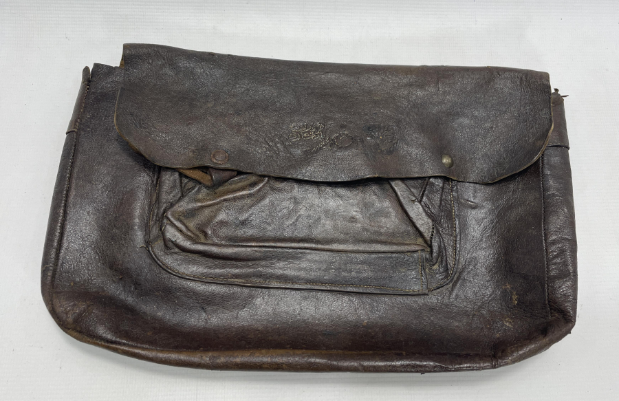 ÜZERİ OSMANLICA YAZILI ASKERİ ULAK ÇANTASI