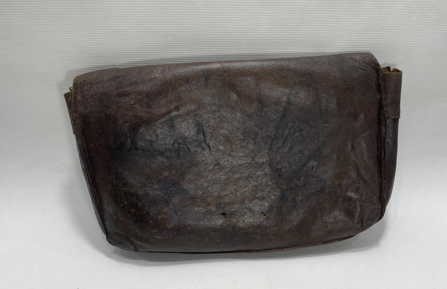 ÜZERİ OSMANLICA YAZILI ASKERİ ULAK ÇANTASI