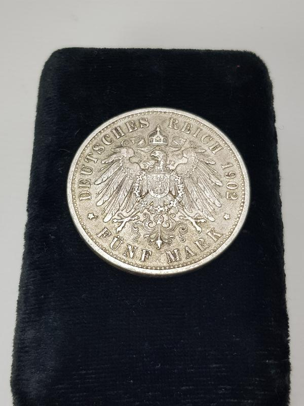 1902 TARİHLİ GÜMÜŞ ALMAN MARKI 