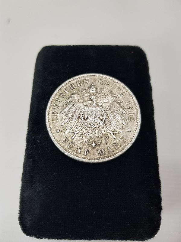 1902 TARİHLİ GÜMÜŞ ALMAN MARKI 