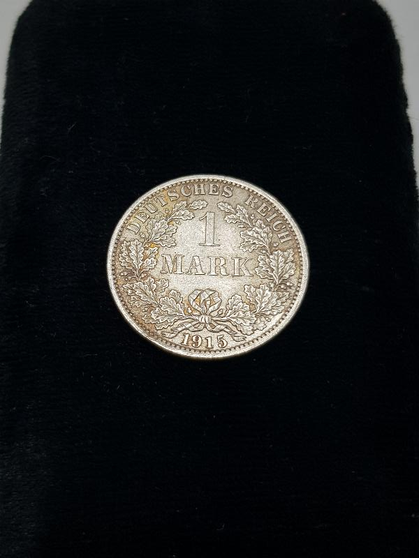 1915 TARİHLİ ALMANYA GÜMÜŞ 1 MARK