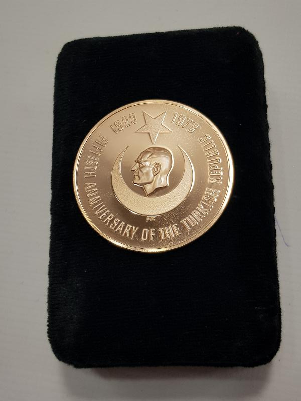 1973 ATATÜRK YURTTA SULH CİHANDA SULH MADALYON 