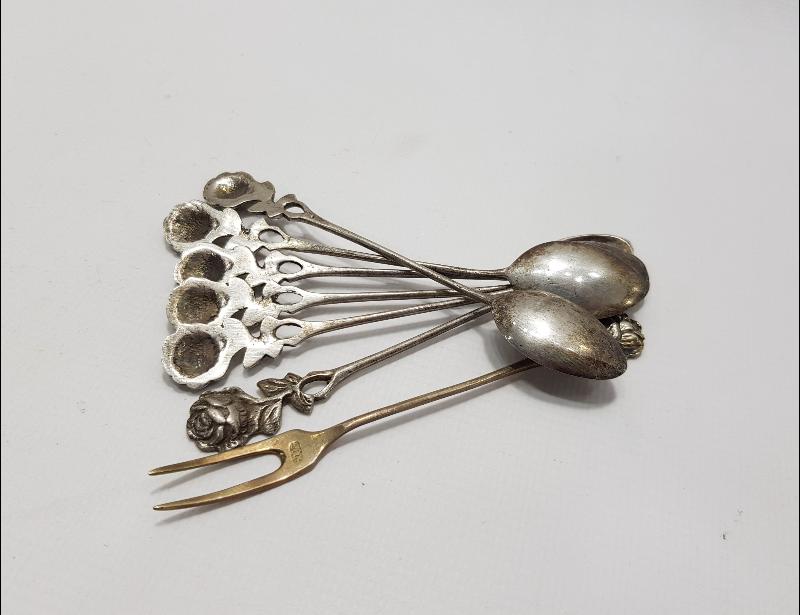 GÜMÜŞ ÇAY KAŞIĞI SETİ 