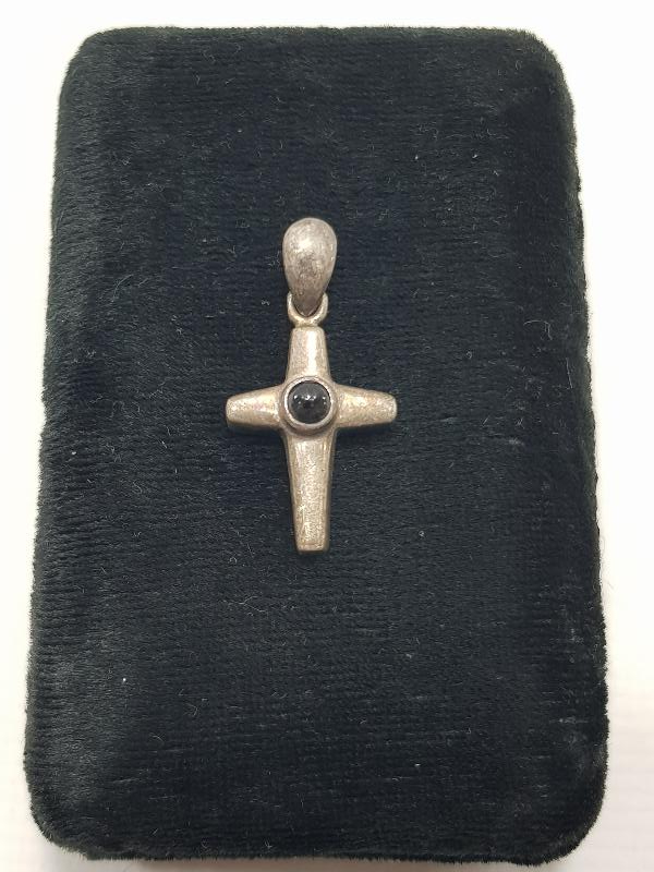 GÜMÜŞ HAÇ KOLYE UCU 