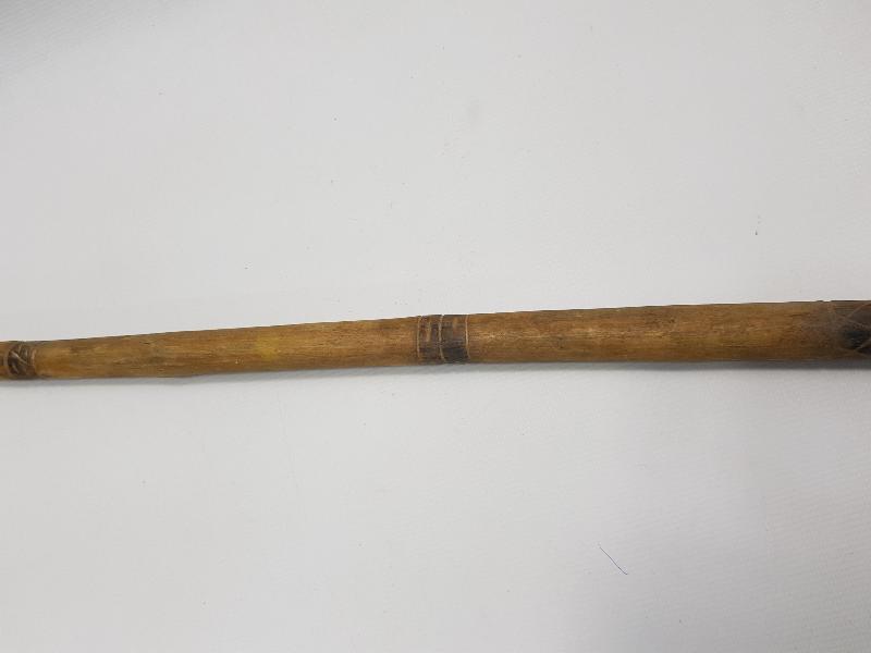 LEYLEK BAŞI SAPLI AHŞAP BASTON 