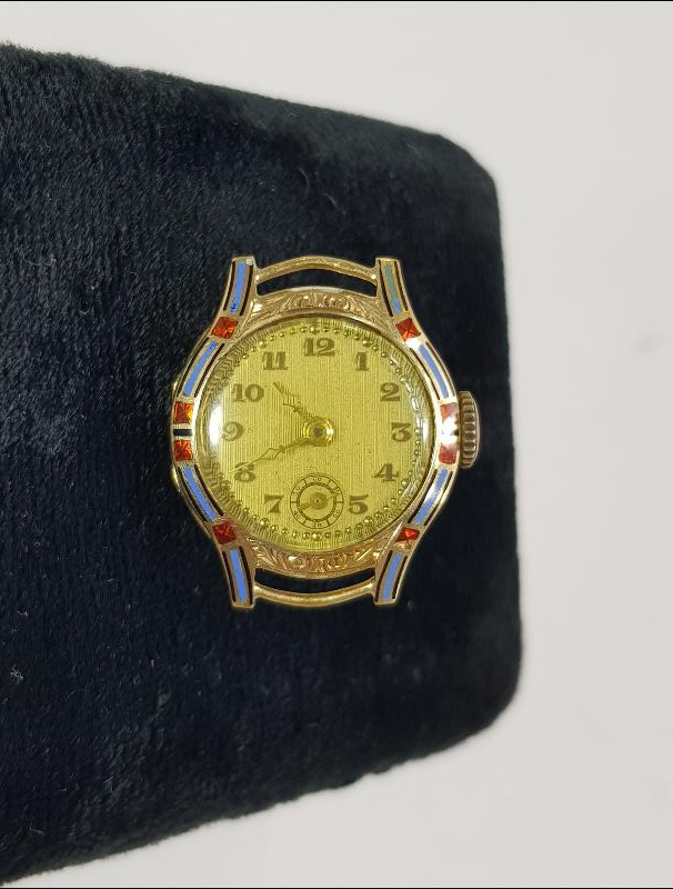 MİNELİ ALTIN KOL SAATİ 