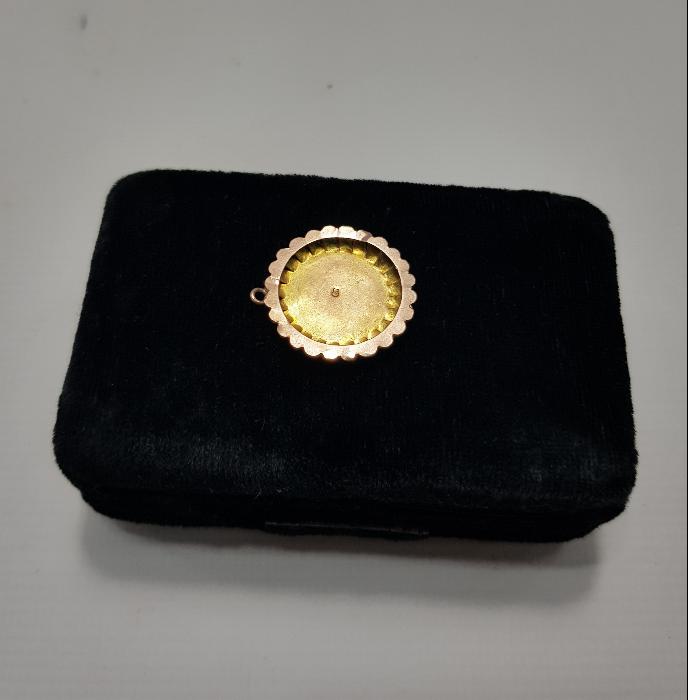 MİNELİ MAŞALLAH YAZILI ALTIN KOLYE UCU 