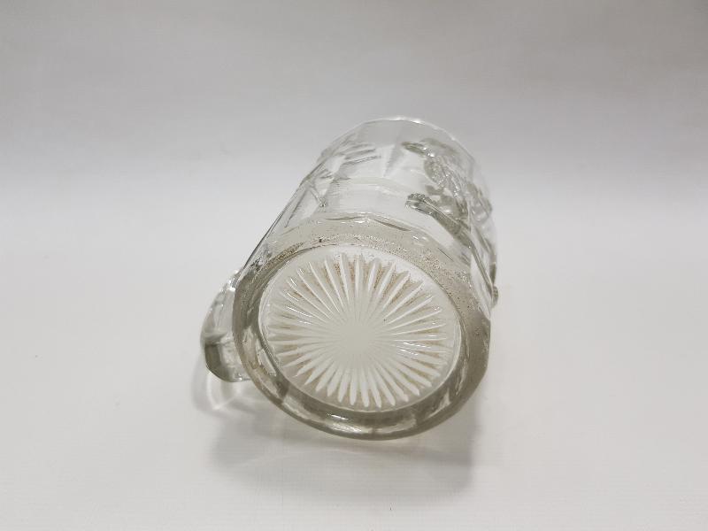 OSMANLI DÖNEMİ AY YILDIZLI BAYRAK VE ASLAN RESİMLİ BİRA BARDAĞI 