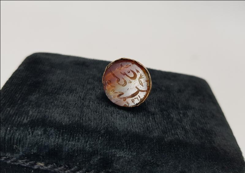 OSMANLI DÖNEMİ ÇOK NADİR FORMDA AKİK MÜHÜR