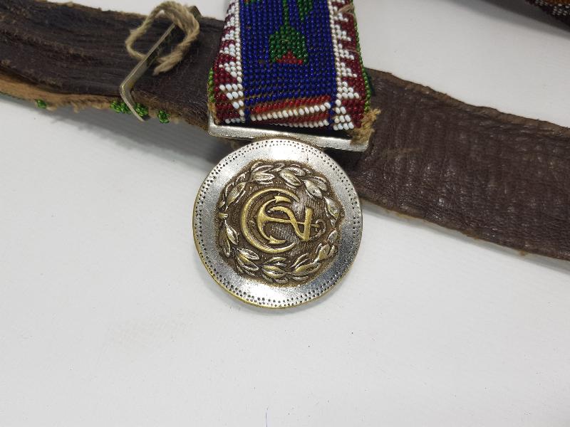 OSMANLI DÖNEMİ DENİZCİ SUBAY KEMER TOKALI BONCUK İŞLEME KEMER