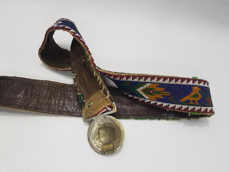 OSMANLI DÖNEMİ DENİZCİ SUBAY KEMER TOKALI BONCUK İŞLEME KEMER