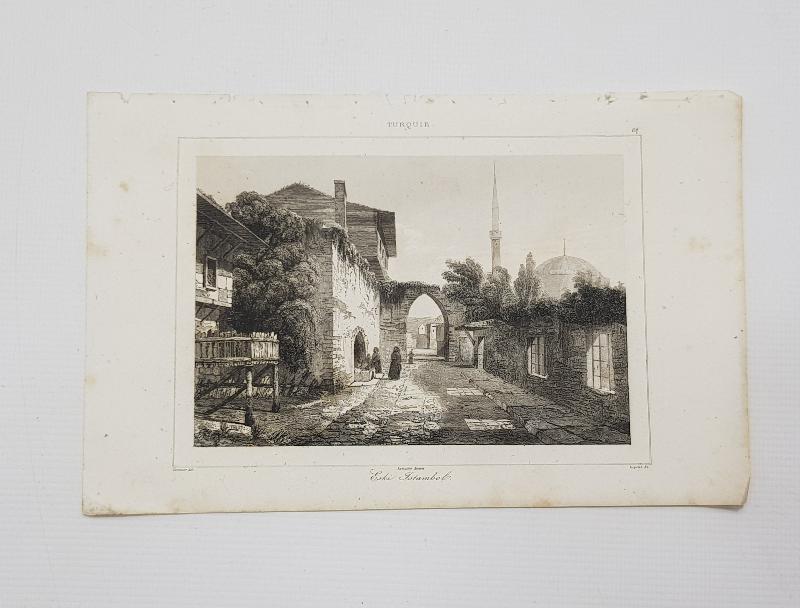 OSMANLI DÖNEMİ GRAVÜR: ESKİ İSTAMBOL 