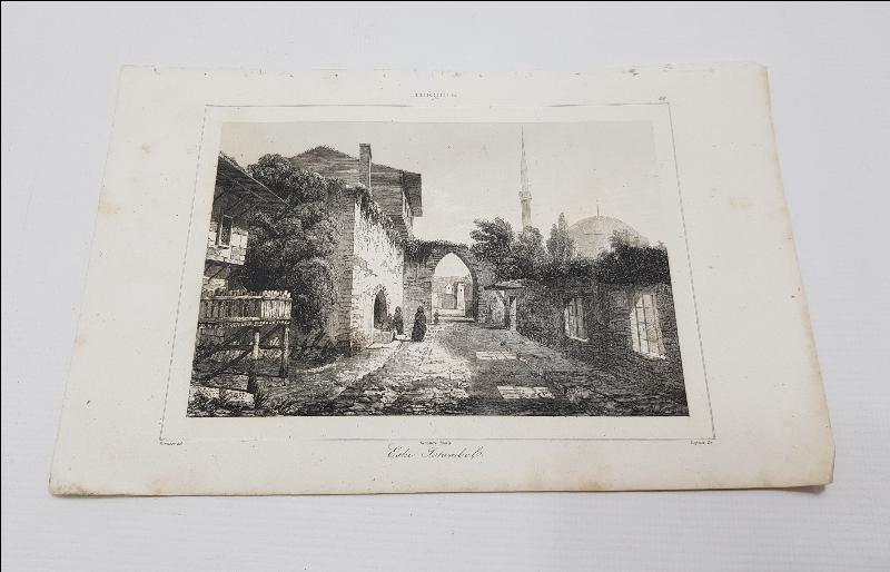 OSMANLI DÖNEMİ GRAVÜR: ESKİ İSTAMBOL 