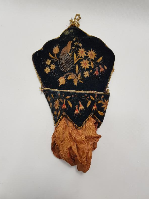 OSMANLI DÖNEMİ RUM İŞİ EL İŞLEME KADİFE KAŞIKLIK 