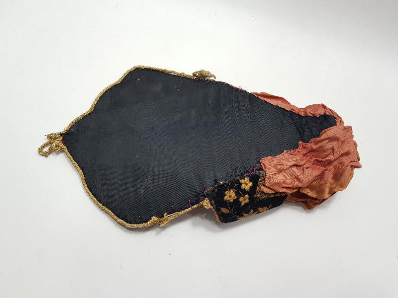 OSMANLI DÖNEMİ RUM İŞİ EL İŞLEME KADİFE KAŞIKLIK 