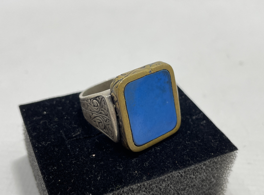 TURKUAZ TAŞLI ERKEK YÜZÜĞÜ