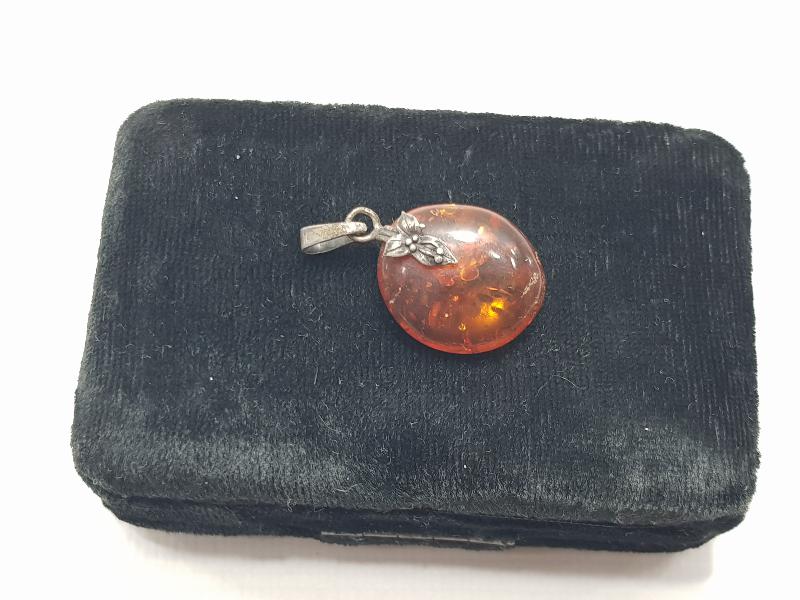 DAMLA KEHRİBAR KOLYE UCU 