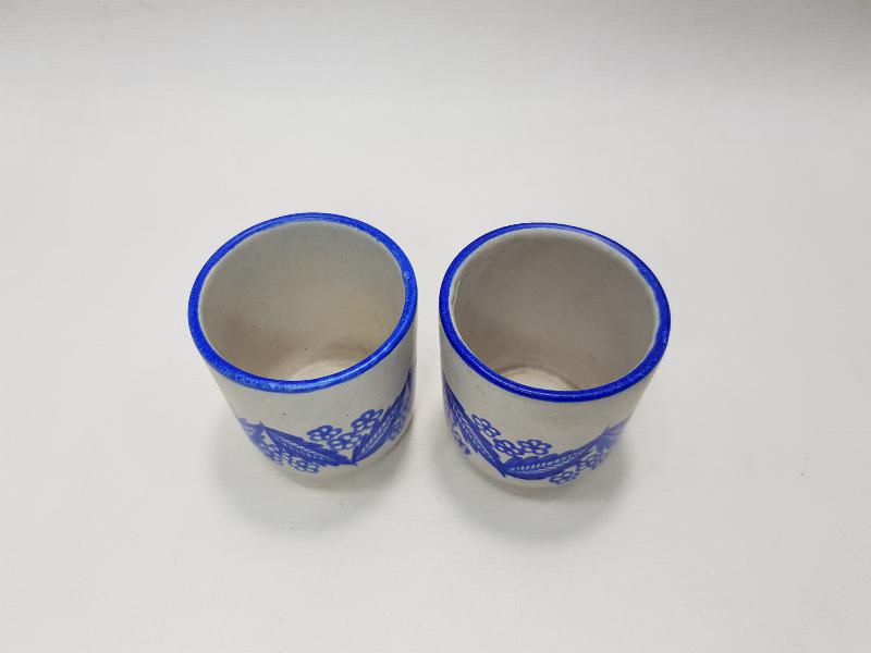 GORBON IŞIL İMZALI İKİ ADET BARDAK 