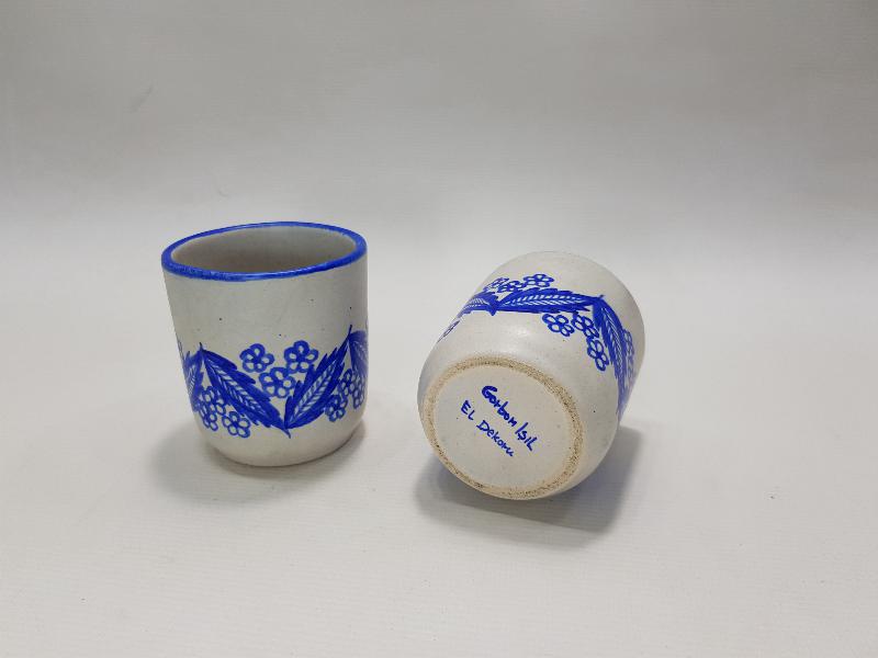 GORBON IŞIL İMZALI İKİ ADET BARDAK 